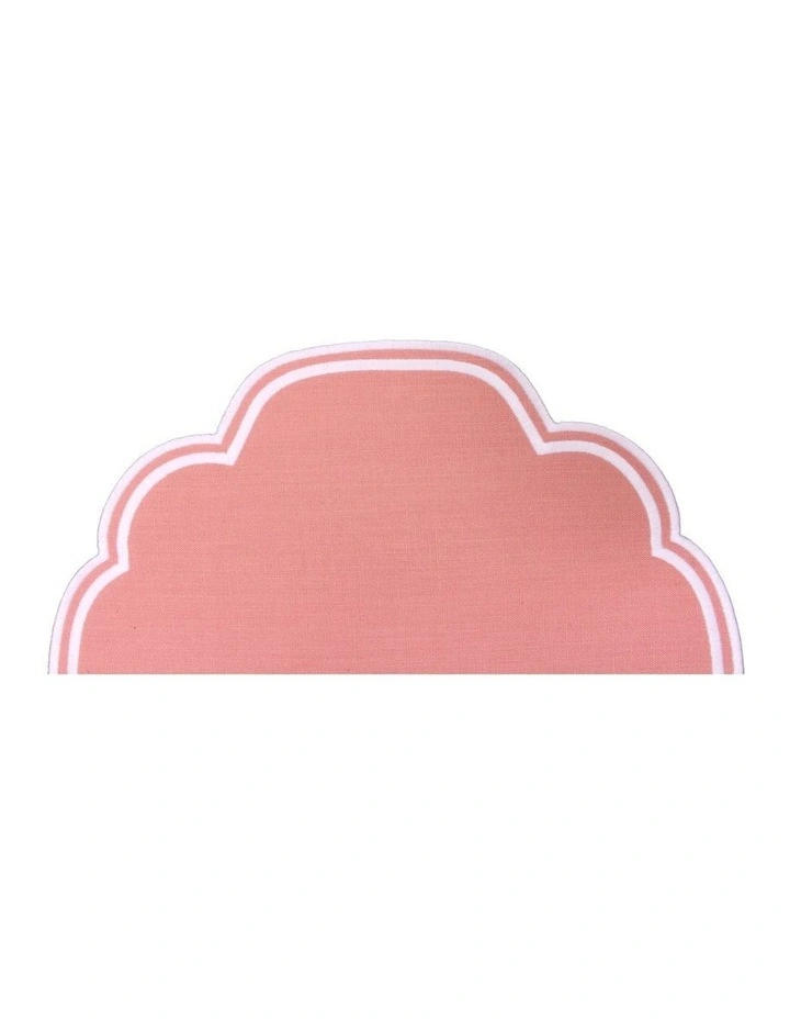 Gelato Scalloped Placemat Set of 4 33x48cm Mellow Rose image 3