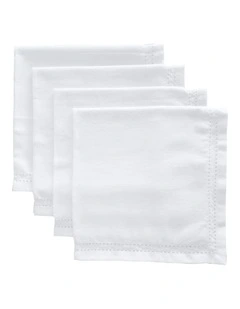 Ralph Napkin set of 4 45x45cm White