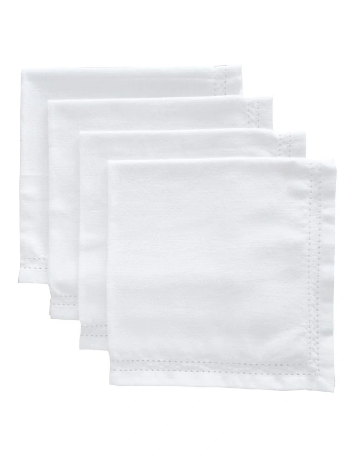 Ralph Napkin set of 4 45x45cm White image 1