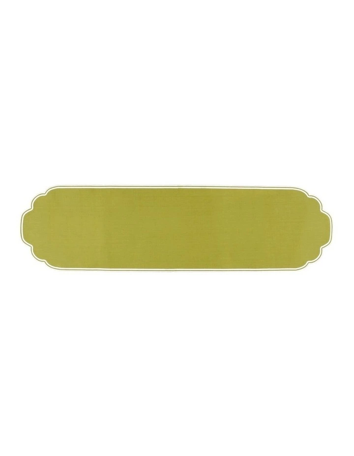 Gelato Scalloped Runner 40x145cm Pistachio Green image 1