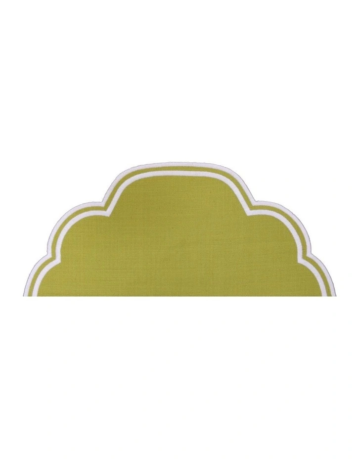 Gelato Scalloped Runner 40x145cm Pistachio Green image 3