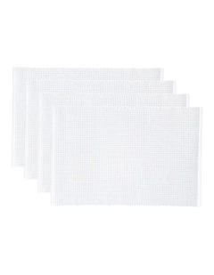 Ralph Placemat Set of 4 33x48cm White