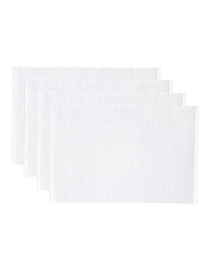 Ralph Placemat Set of 4 33x48cm White image 1