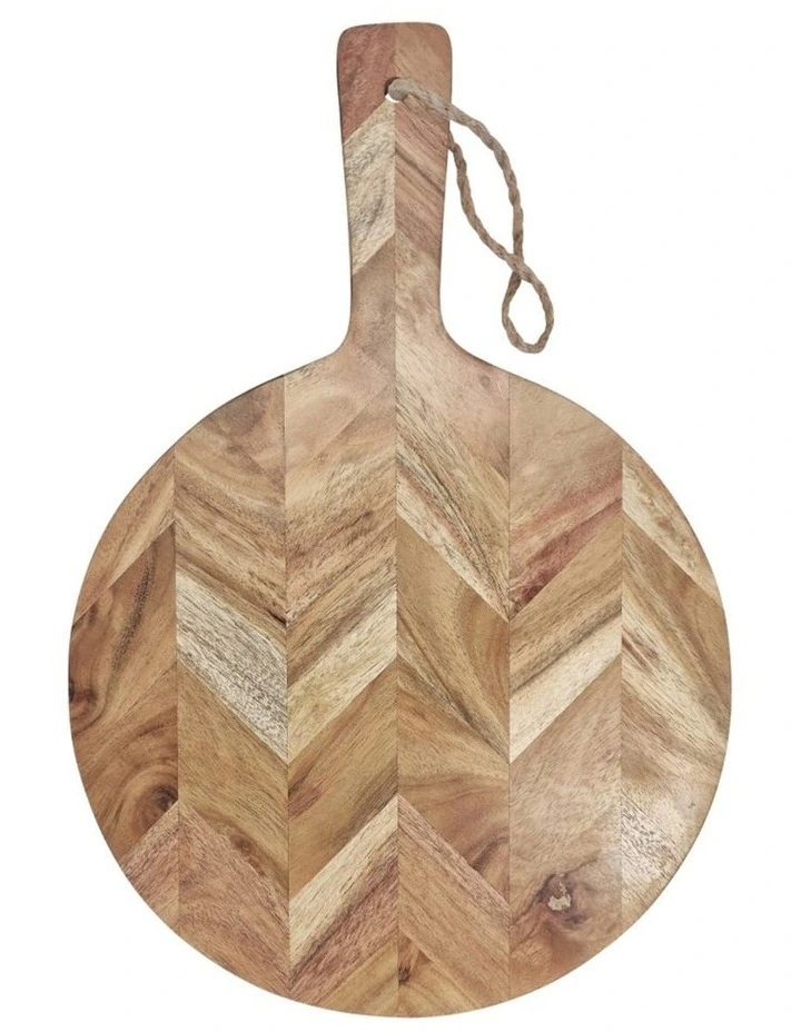 Tyrone Serving Board Round 40x28cm Natural image 1