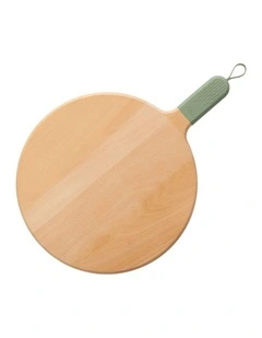 ZiiPa Sora Beech Wood Pizza Serving Board With Silicone Handle 31cm Eucaly
