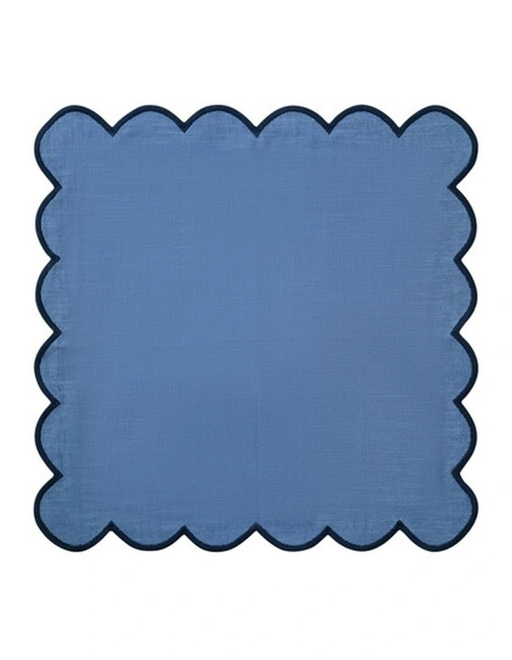 Sally Napkin 4pk 45x45cm Dusty Blue image 2