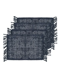 Rowan Jute Placemat 4 pack 33x48cm Navy