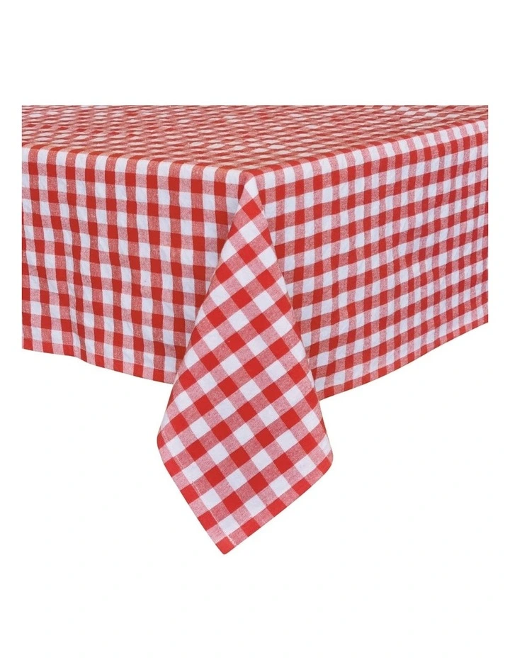 Ginny Rectangle Tablecloth 150x300cm Dusty Red image 1