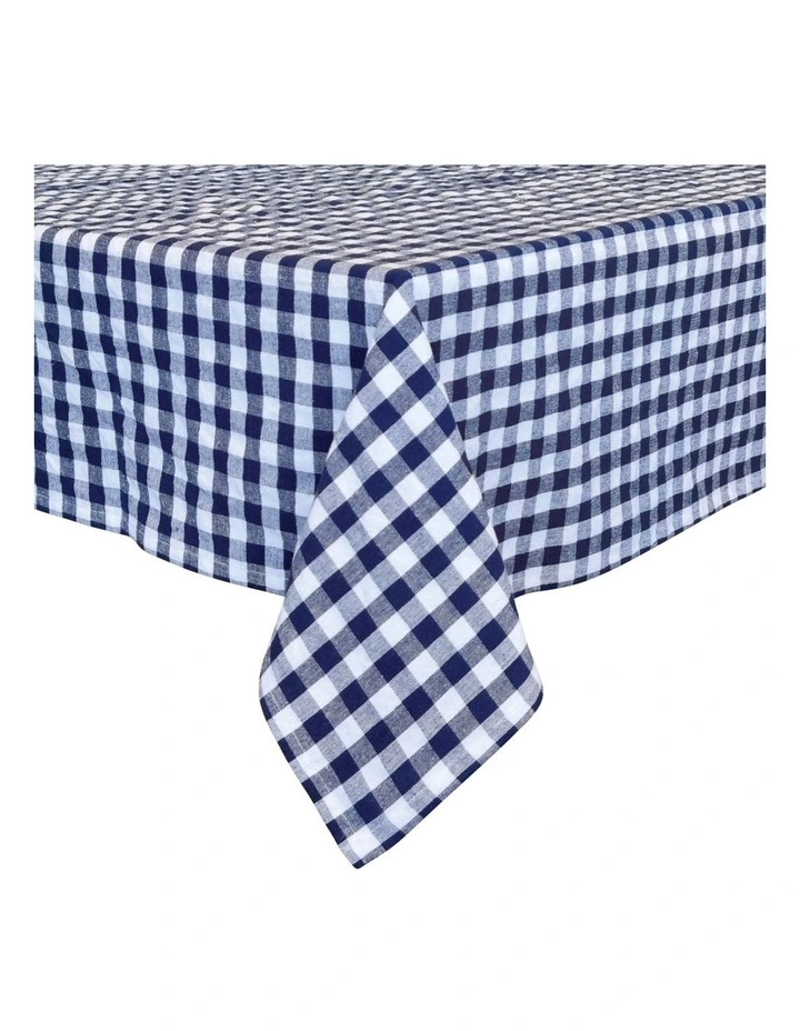 Ginny Rectangle Tablecloth 150x270cm Navy image 1