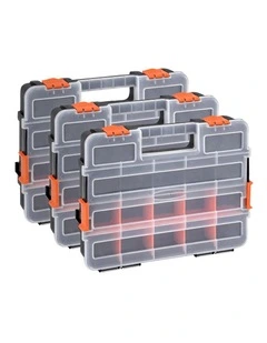 Tool Box Organizer For Small Parts 3 Pack in Multi