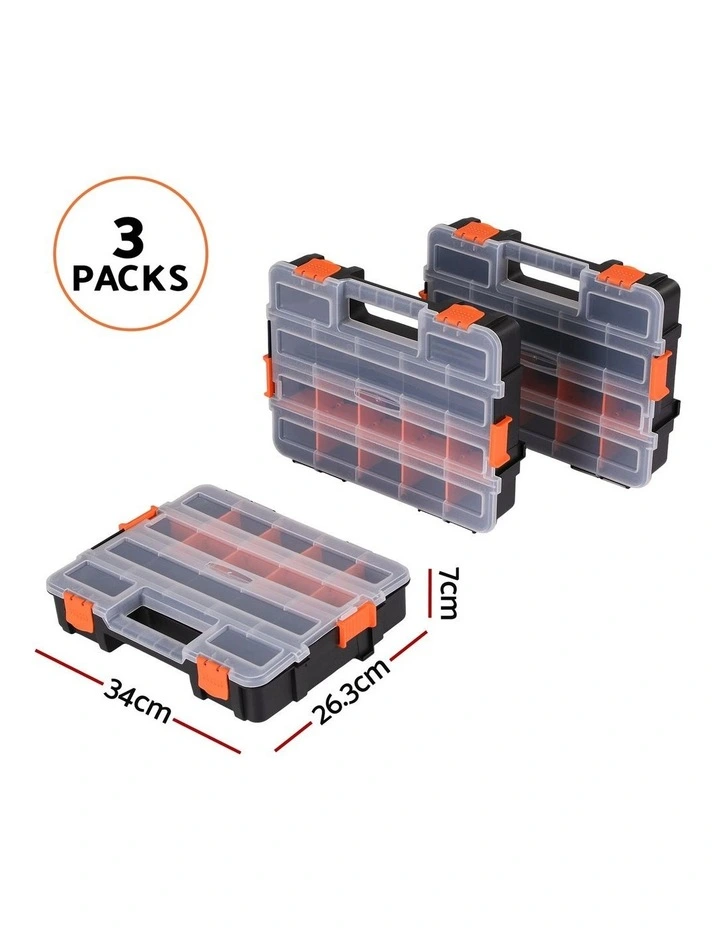 Tool Box Organizer For Small Parts 3 Pack in Multi image 4
