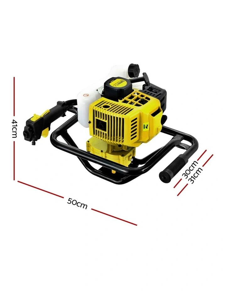 Petrol Post Hole Digger in Yellow image 4