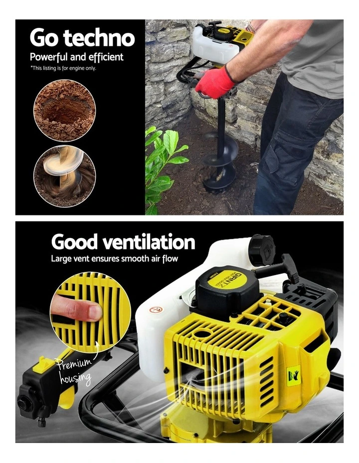 Petrol Post Hole Digger in Yellow image 6