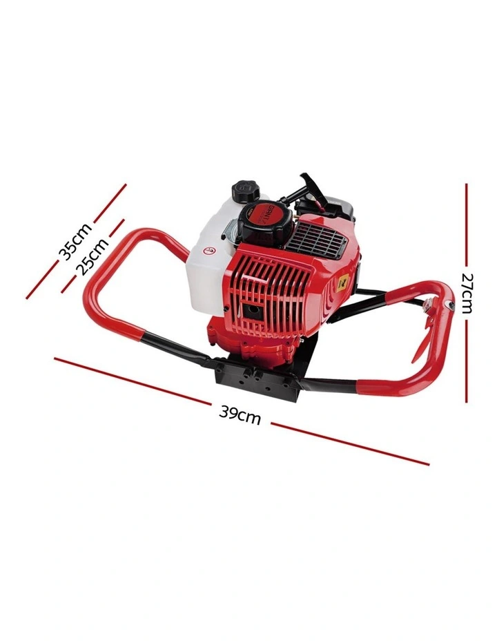 Petrol Post Hole Digger in Red image 4