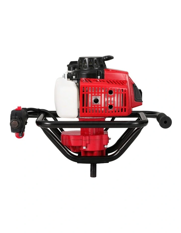 Petrol Post Hole Digger in Red/Black image 2