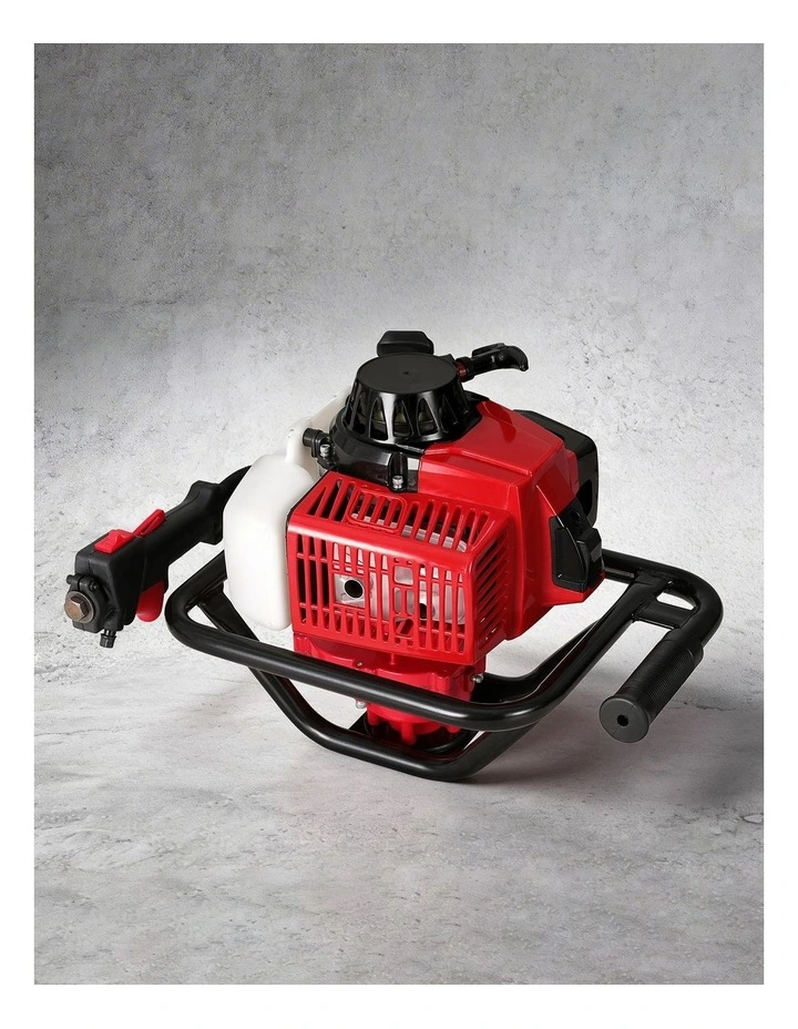 Petrol Post Hole Digger in Red/Black image 3