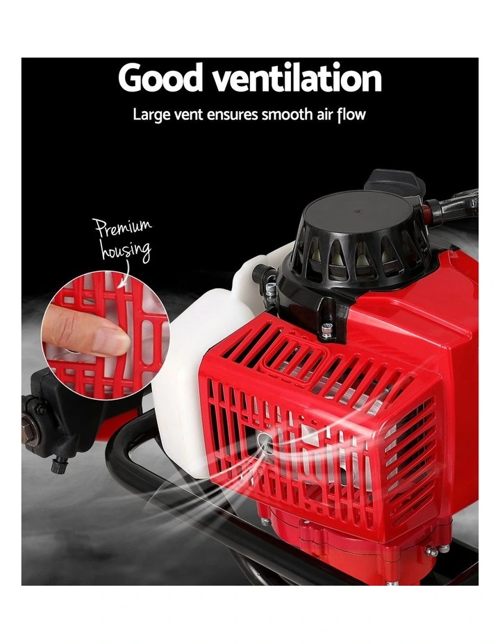 Petrol Post Hole Digger in Red/Black image 6