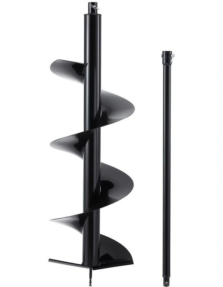 Post Hole Digger Auger Drill Bit in Black image 2