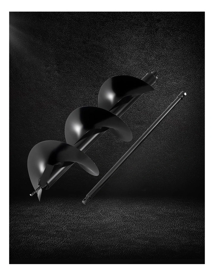 Post Hole Digger Auger Drill Bit in Black image 3