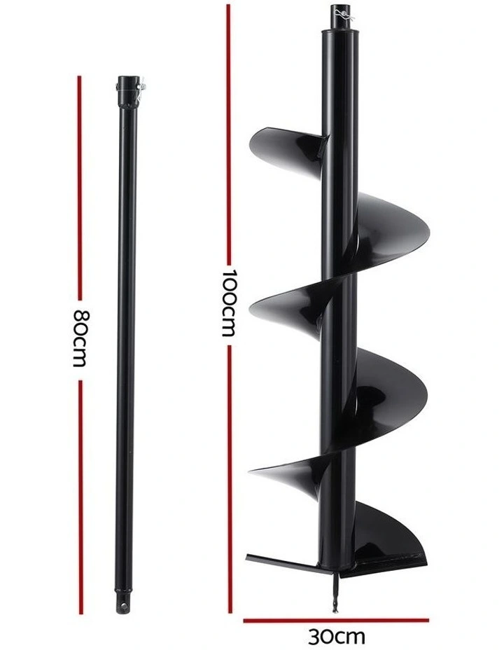 Post Hole Digger Auger Drill Bit in Black image 4
