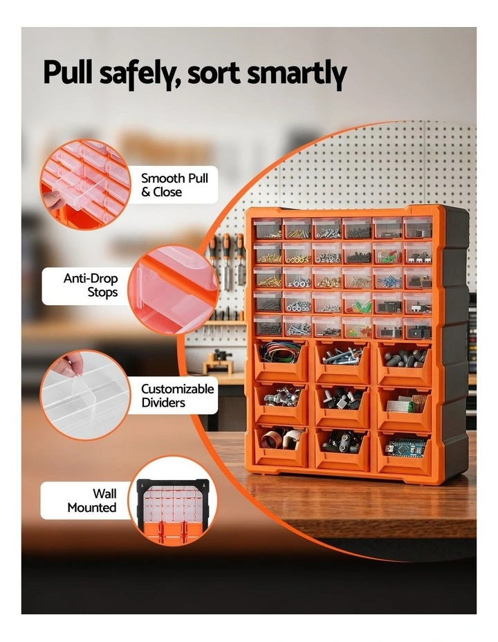 39-Drawer Tool Organizer in Multi image 4