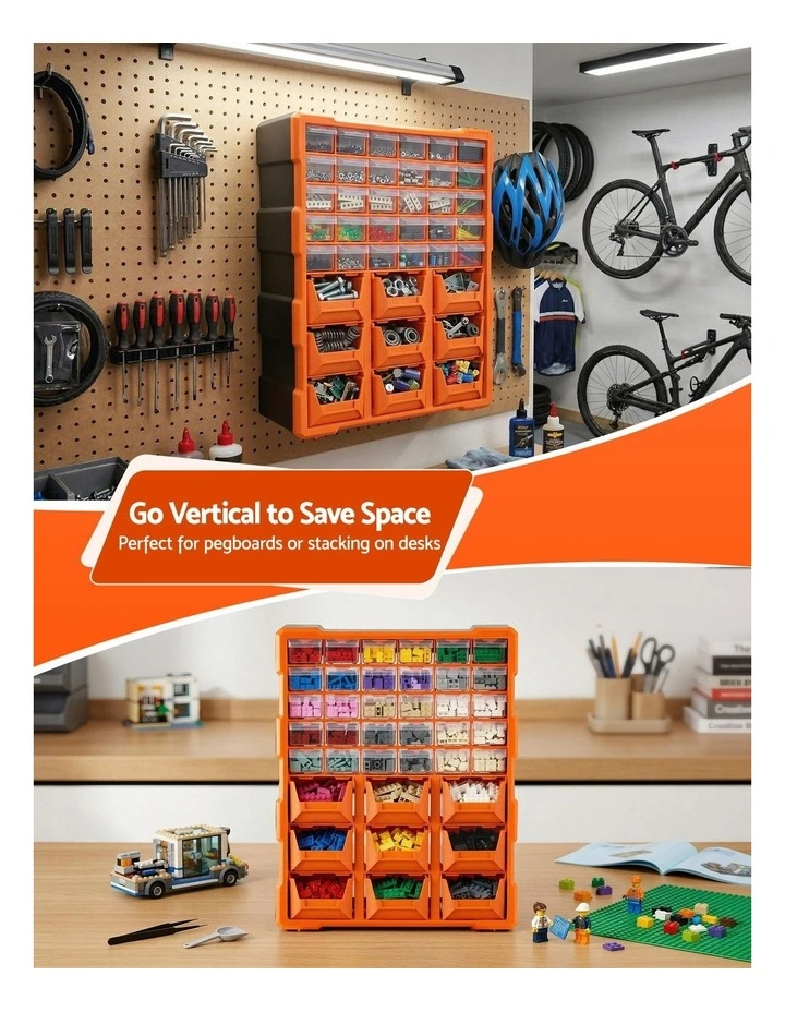 39-Drawer Tool Organizer in Multi image 5