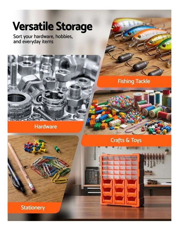 39-Drawer Tool Organizer in Multi image 7