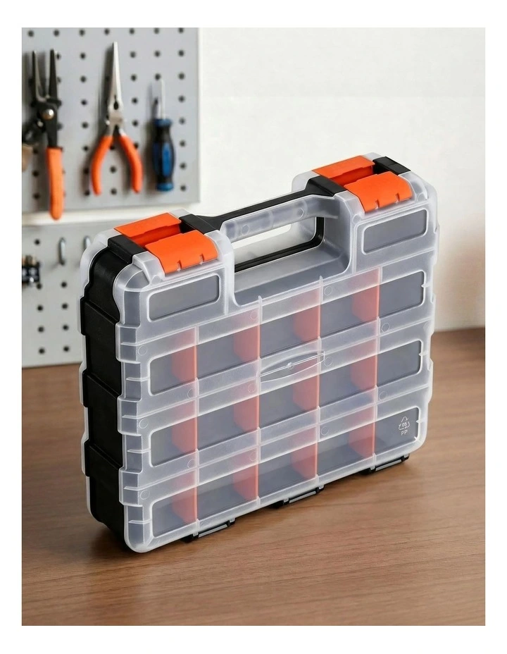 Double Sided Tool Box Organizer in Multi image 3