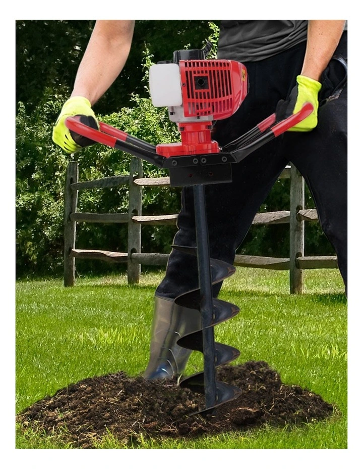 Petrol Post Hole Digger 300mm in Multi image 3