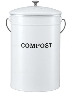 Compost Bin in White