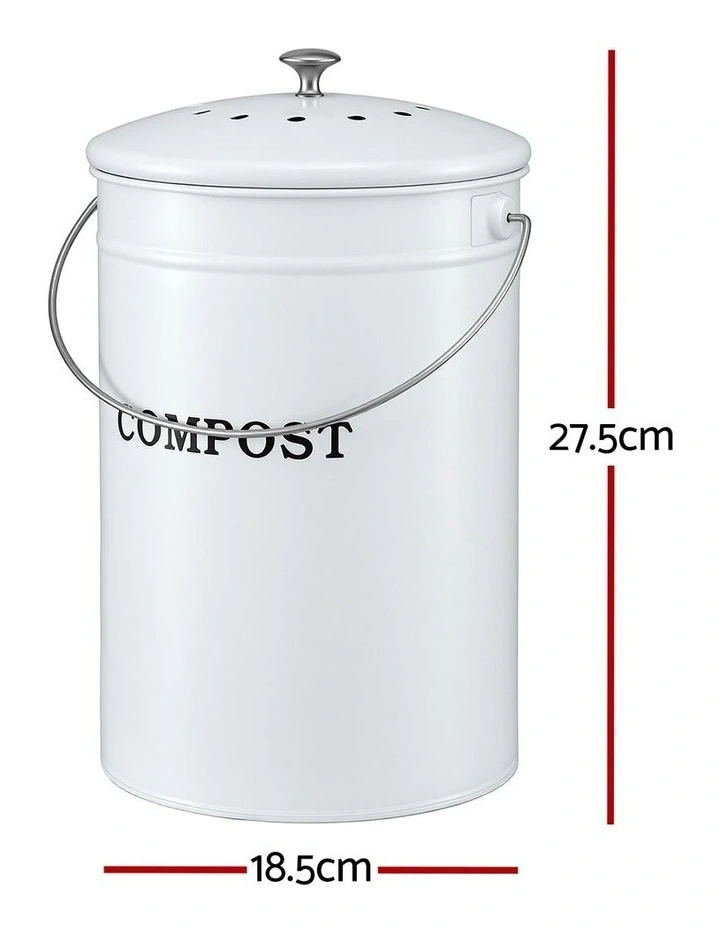 Compost Bin in White image 4