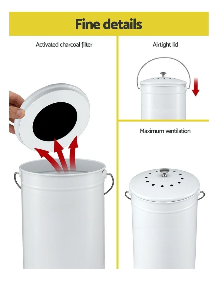 Compost Bin in White image 7