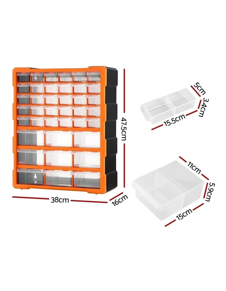 39-Drawer Tool Storage Cabinet in Multi image 4