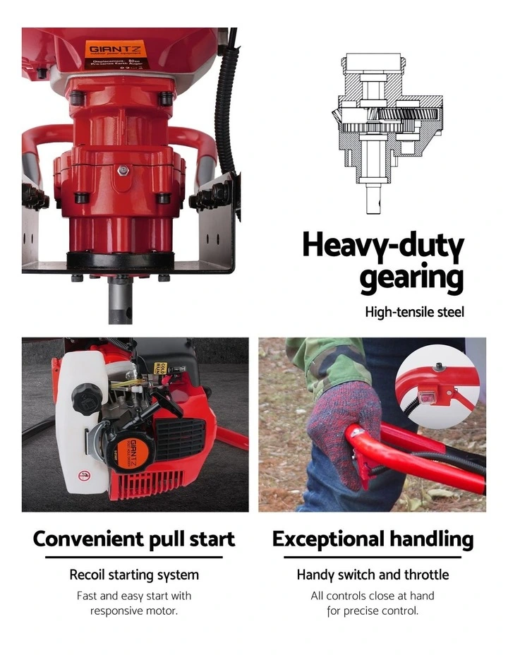 Petrol Post Hole Digger in Multi image 6