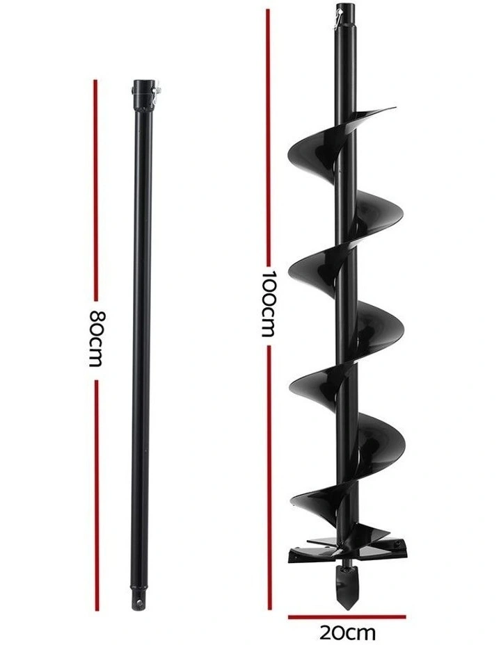 Post Hole Digger Auger Drill in Black image 4