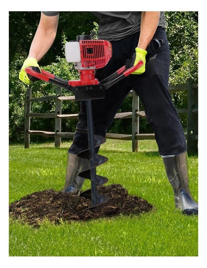 Petrol Post Hole Digger 200mm in Multi image 3