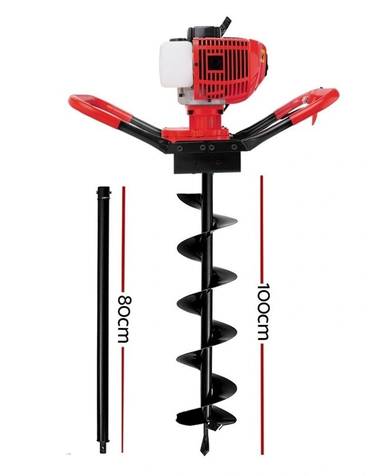 Petrol Post Hole Digger 200mm in Multi image 4