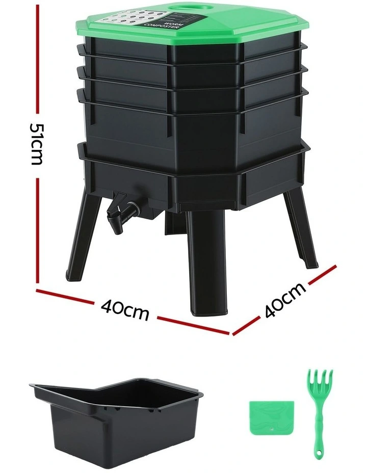 Compost Bin in Black image 3