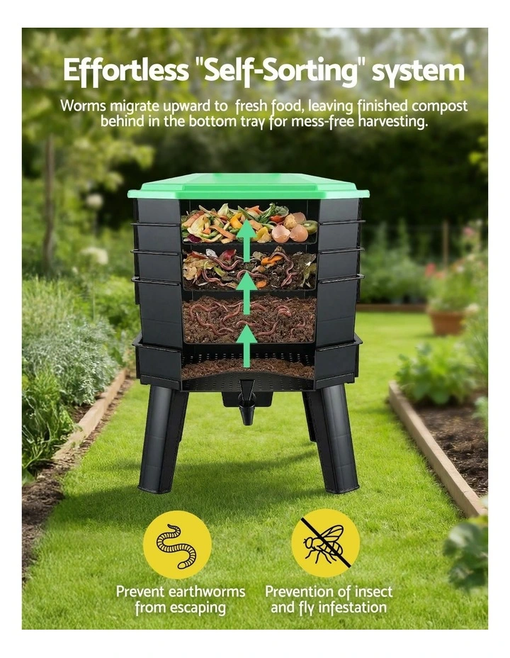 Compost Bin in Black image 5