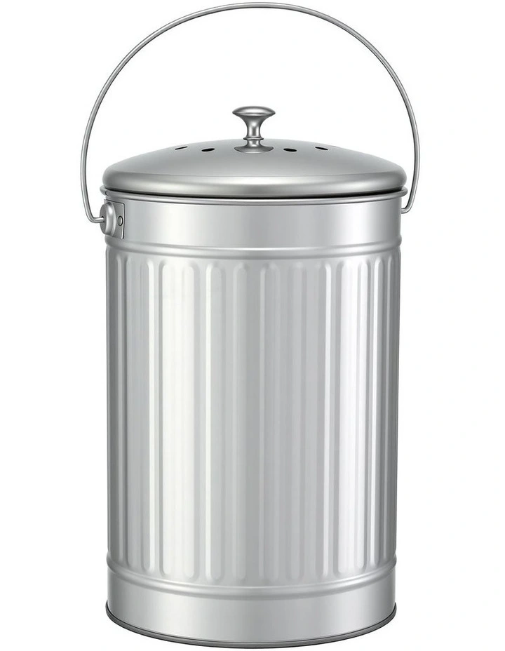 Compost Bin 6L in Silver image 2