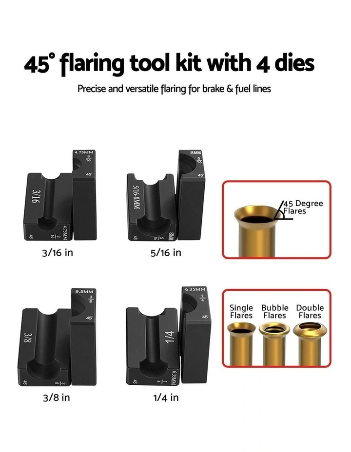 45 Brake Line Flaring Tool Kit in Multi image 7