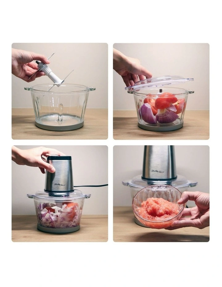 Large Powerful Food Chopper 300W Capacity 2kg in Stainless Steel image 5