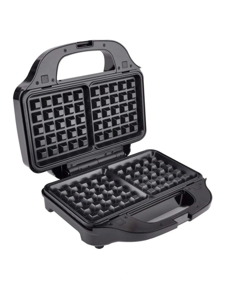 Sandwich Press With 3 Interchangeable Plates in Silver image 5