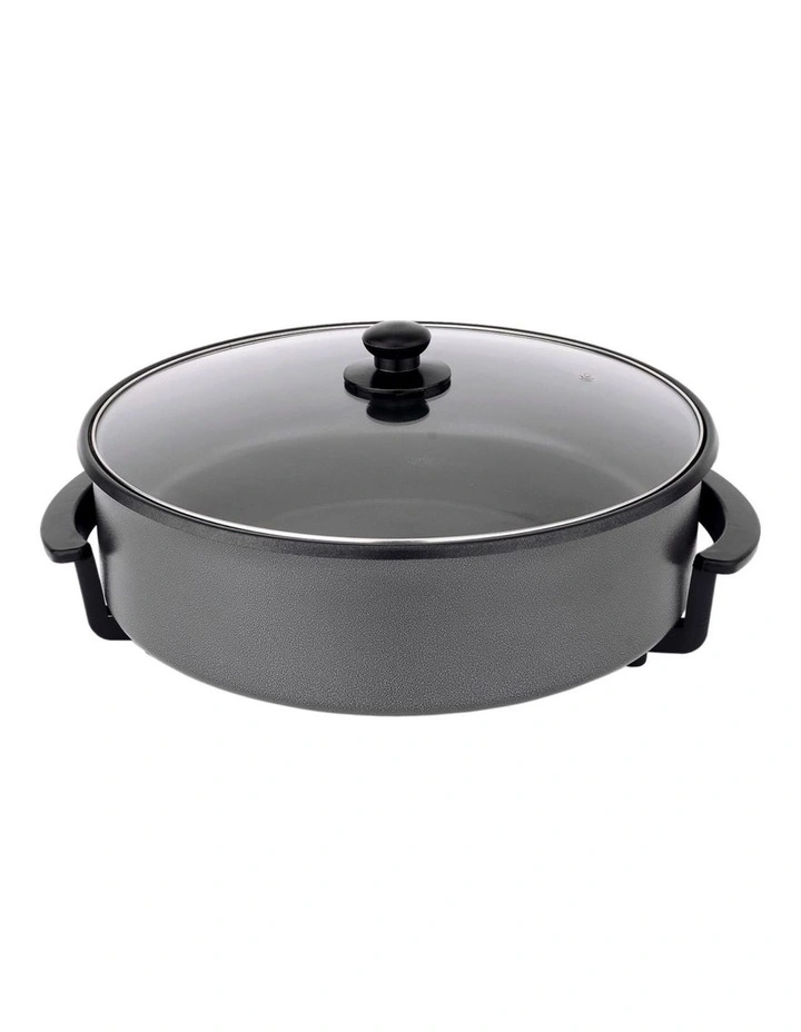 Non-Stick Electric Fry Pan 240C Max 38cm Diameter in Dark Grey image 1