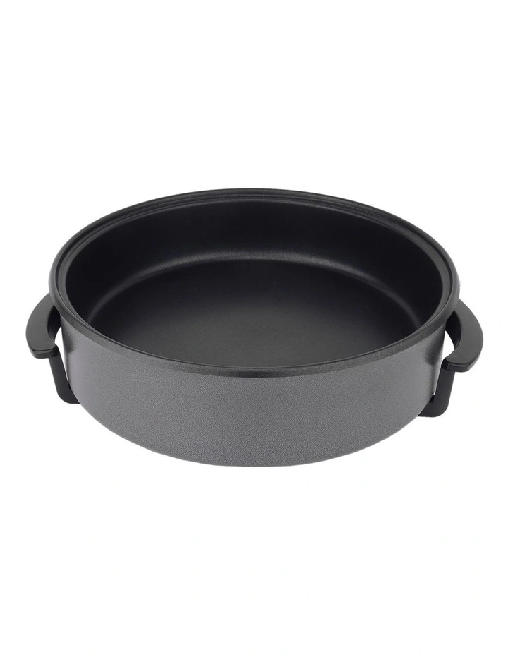 Non-Stick Electric Fry Pan 240C Max 38cm Diameter in Dark Grey image 3