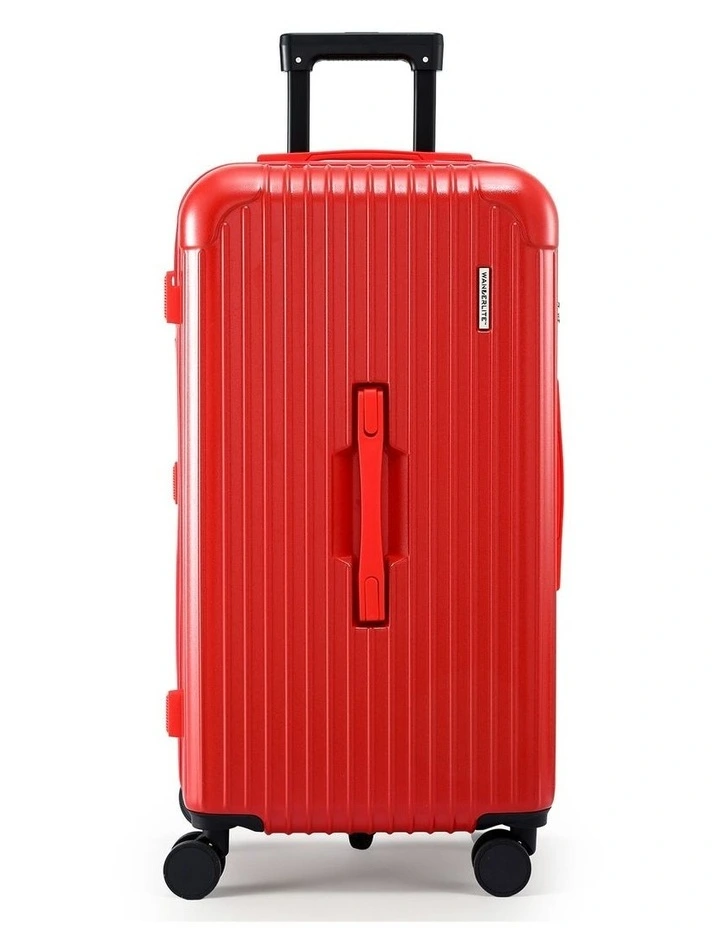 Trunk Luggage Suitcase 28 Inch in Red image 3