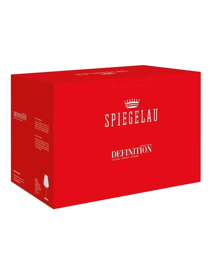 SPIEGELAU Definition Burgundy Glass Set Of 6 image 6