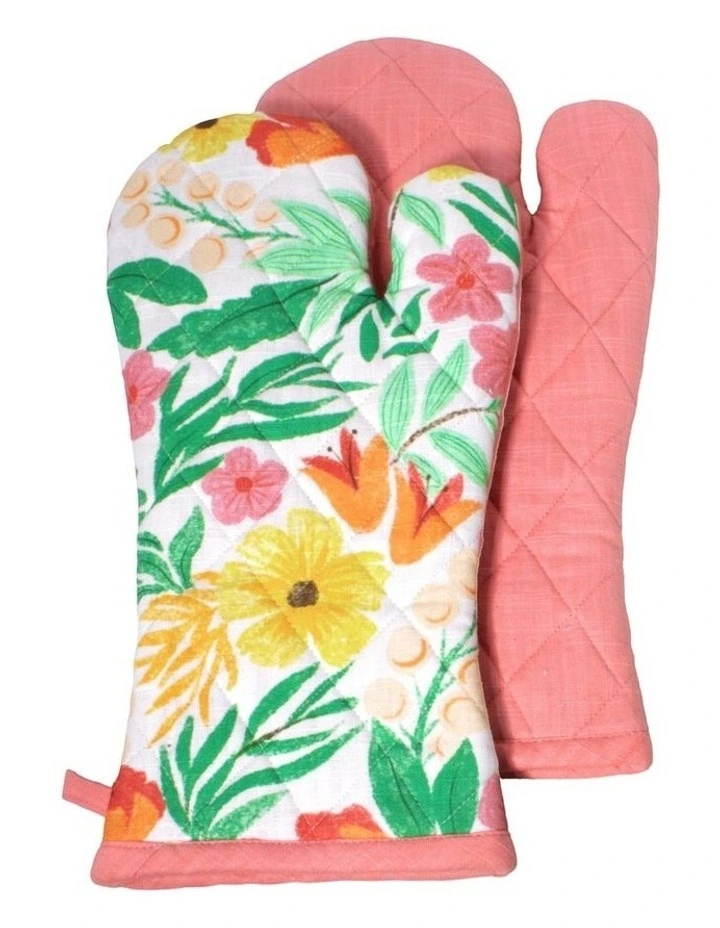 Fleur Darling Oven Mitt and Tea Towel Kitchen Pack image 2
