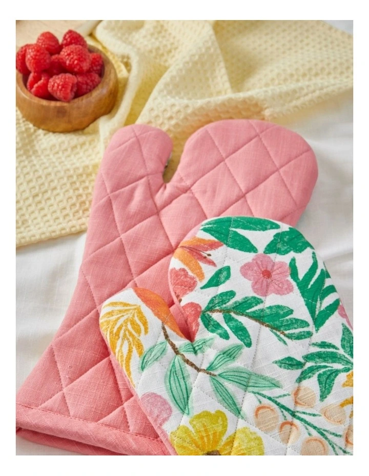 Fleur Darling Oven Mitt and Tea Towel Kitchen Pack image 5