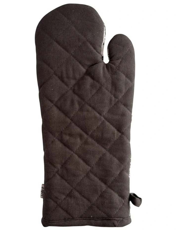 Floral Sonata Oven Mitt 2 Pack in Charcoal image 3